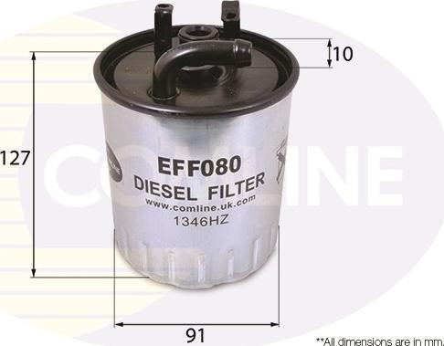 Comline EFF080 - Топливный фильтр autosila-amz.com