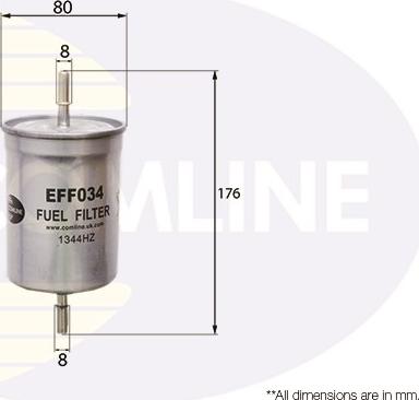 Comline EFF034 - Топливный фильтр autosila-amz.com