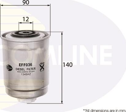 Comline EFF036 - Топливный фильтр autosila-amz.com