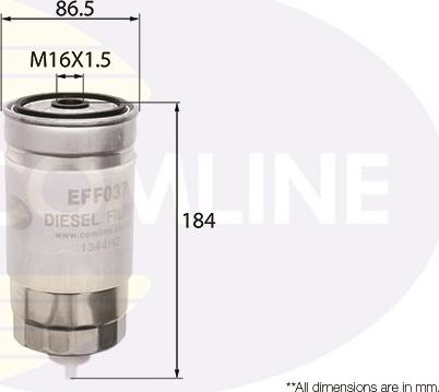 Comline EFF037 - Топливный фильтр autosila-amz.com