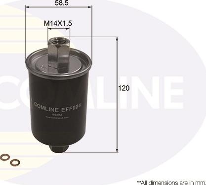 Comline EFF024 - Топливный фильтр autosila-amz.com