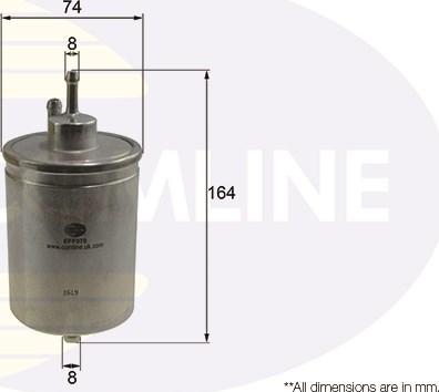 Comline EFF070 - Топливный фильтр autosila-amz.com