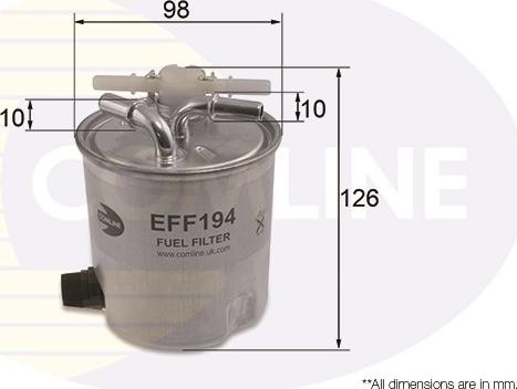 Comline EFF194 - Топливный фильтр autosila-amz.com