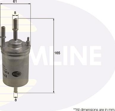 Comline EFF144 - Топливный фильтр autosila-amz.com