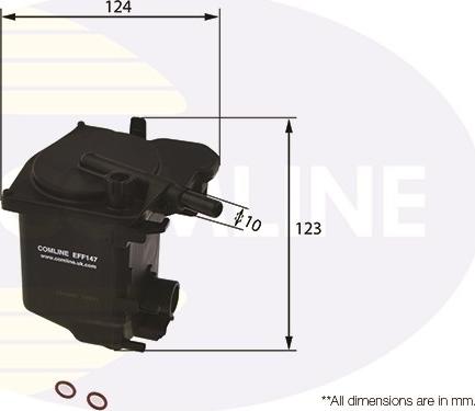 Comline EFF147 - Топливный фильтр autosila-amz.com