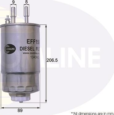 Comline EFF156 - Топливный фильтр autosila-amz.com