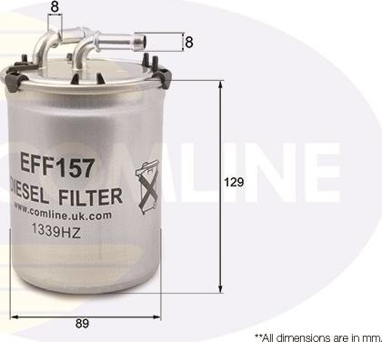 Comline EFF157 - Топливный фильтр autosila-amz.com