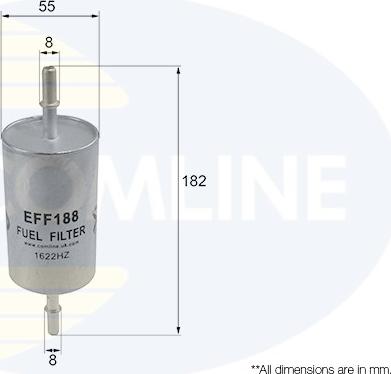 Comline EFF188 - Топливный фильтр autosila-amz.com