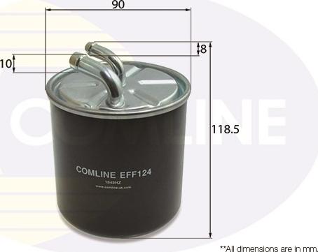Comline EFF124 - Топливный фильтр autosila-amz.com