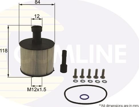 Comline EFF305D - Топливный фильтр autosila-amz.com