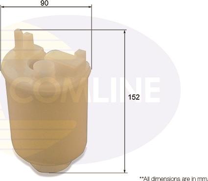 Comline EFF298 - Топливный фильтр autosila-amz.com