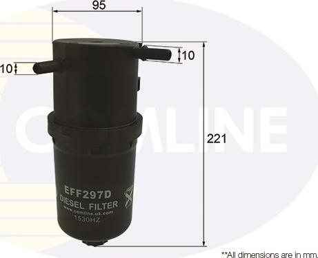 Comline EFF297D - Топливный фильтр autosila-amz.com