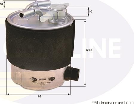 Comline EFF241 - Топливный фильтр autosila-amz.com