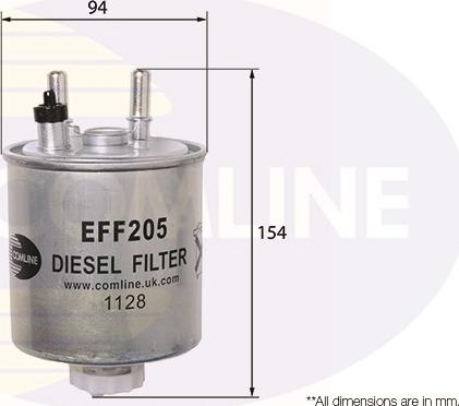 Comline EFF205 - Топливный фильтр autosila-amz.com