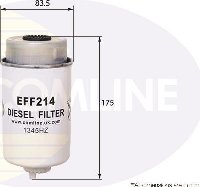 Comline EFF214 - Топливный фильтр autosila-amz.com