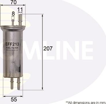 Comline EFF213 - Топливный фильтр autosila-amz.com