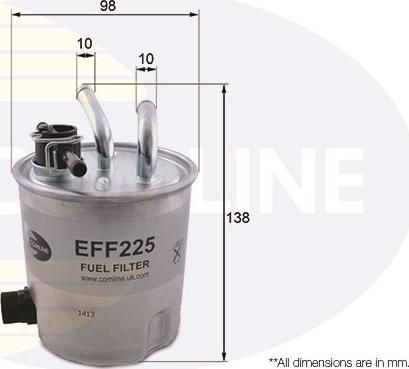 Comline EFF225 - Топливный фильтр autosila-amz.com