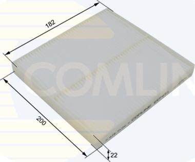 Comline EKF451 - Фильтр воздуха в салоне autosila-amz.com