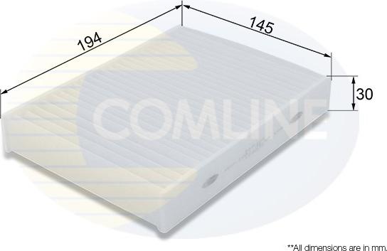 Comline EKF404 - Фильтр воздуха в салоне autosila-amz.com