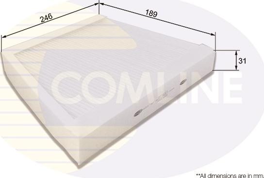 Comline EKF394 - Фильтр воздуха в салоне autosila-amz.com