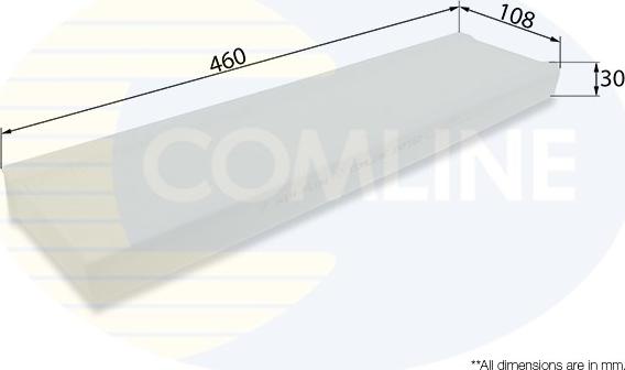 Comline EKF252 - Фильтр воздуха в салоне autosila-amz.com