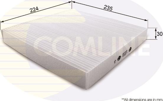 Comline EKF209 - Фильтр воздуха в салоне autosila-amz.com