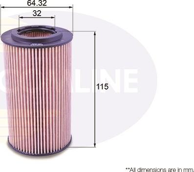 Comline EOF092 - Масляный фильтр autosila-amz.com