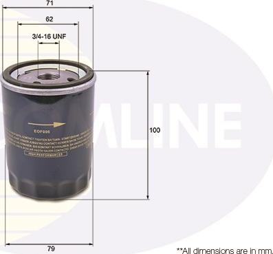 Comline EOF006 - Масляный фильтр autosila-amz.com