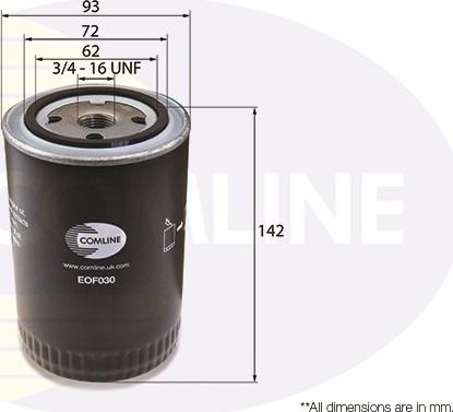 Comline EOF030 - Масляный фильтр autosila-amz.com