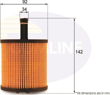 Comline EOF197 - Масляный фильтр autosila-amz.com