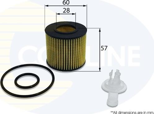 Comline EOF249 - Масляный фильтр autosila-amz.com