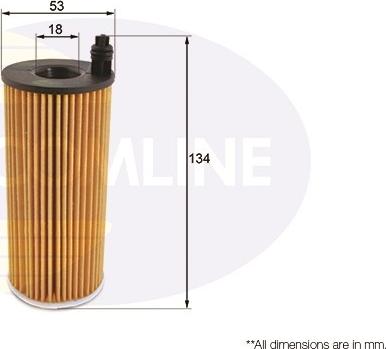 Comline EOF242 - Масляный фильтр autosila-amz.com