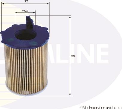 Comline EOF247 - Масляный фильтр autosila-amz.com