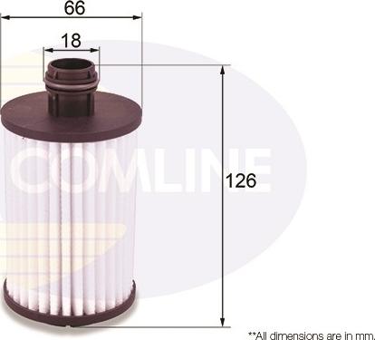 Comline EOF255 - Масляный фильтр autosila-amz.com