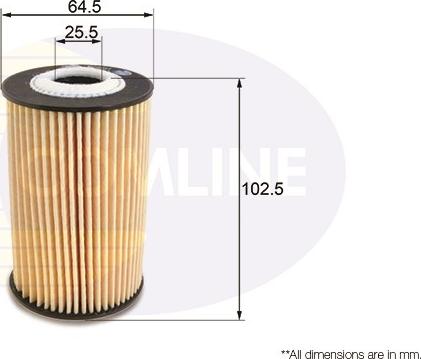 Comline EOF251 - Масляный фильтр autosila-amz.com