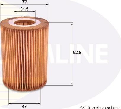 Comline EOF218 - Масляный фильтр autosila-amz.com