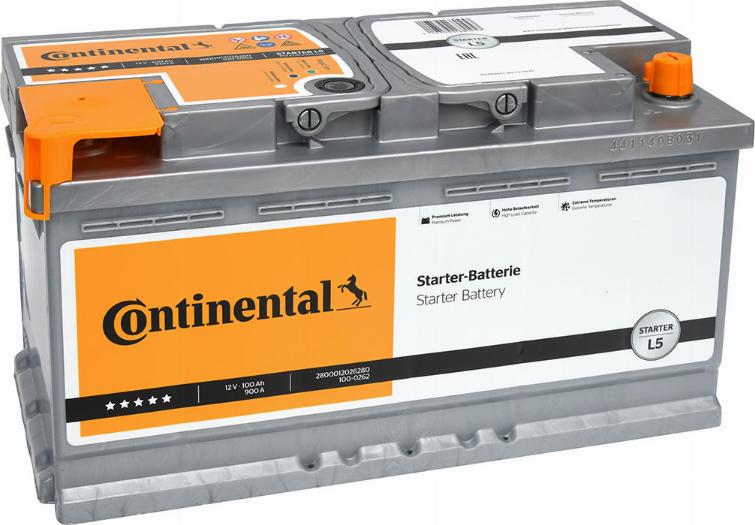 Continental 2800012026280 - стартерная батарея L5 100/ 900 autosila-amz.com