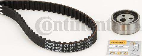 Contitech CT915K1 - Комплект зубчатого ремня ГРМ autosila-amz.com