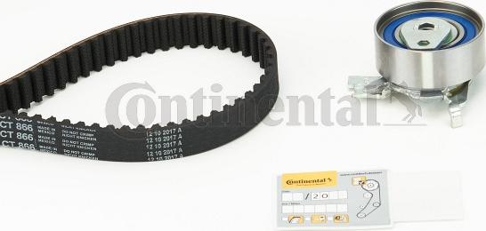 Contitech CT 866 K1 - Комплект зубчатого ремня ГРМ autosila-amz.com