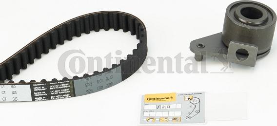 Contitech CT825K1 - Комплект зубчатого ремня ГРМ autosila-amz.com