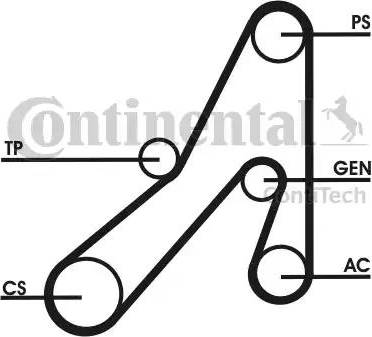 Continental 6DPK1841D1 - Поликлиновой ремень autosila-amz.com