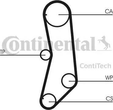 Continental CT997K1 - Комплект зубчатого ремня ГРМ autosila-amz.com