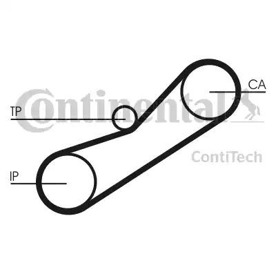 Continental CT950K1 - Комплект зубчатого ремня ГРМ autosila-amz.com