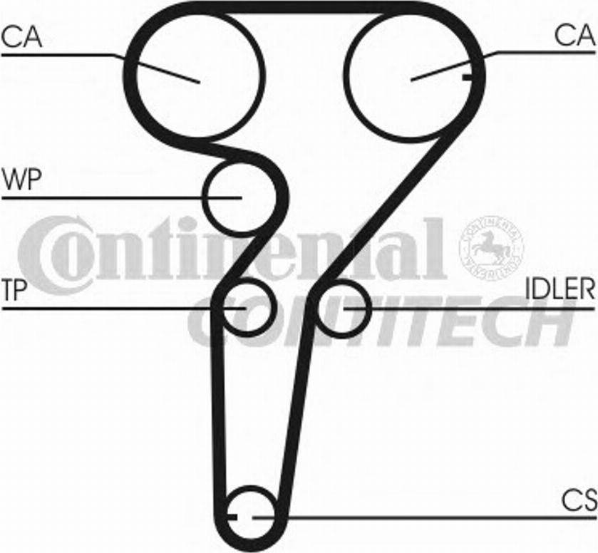 Contitech CT969WP1 - --- autosila-amz.com