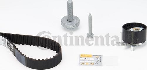 Contitech CT 1035 K2 - Комплект зубчатого ремня ГРМ autosila-amz.com
