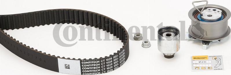Contitech CT 1028 K3 - Комплект зубчатого ремня ГРМ autosila-amz.com