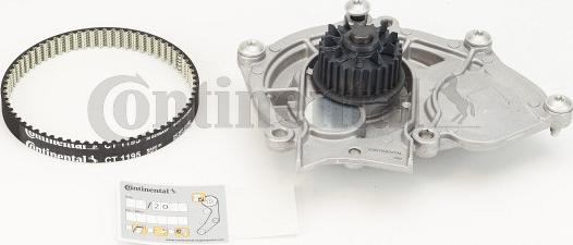 Contitech CT1195WP1 - Водяной насос + комплект зубчатого ремня ГРМ autosila-amz.com