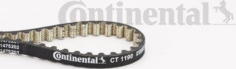 Contitech CT 1190 - Зубчатый ремень ГРМ autosila-amz.com