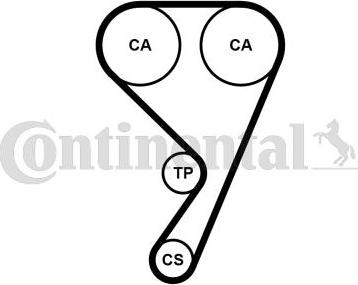 Contitech CT 1211 K1 - ремкомплект ГРМ!\ Ford B-Max/C-Max/Focus/Mondeo 1.0i 12> autosila-amz.com