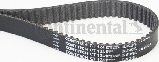 Contitech CT 1241 - Зубчатый ремень ГРМ autosila-amz.com